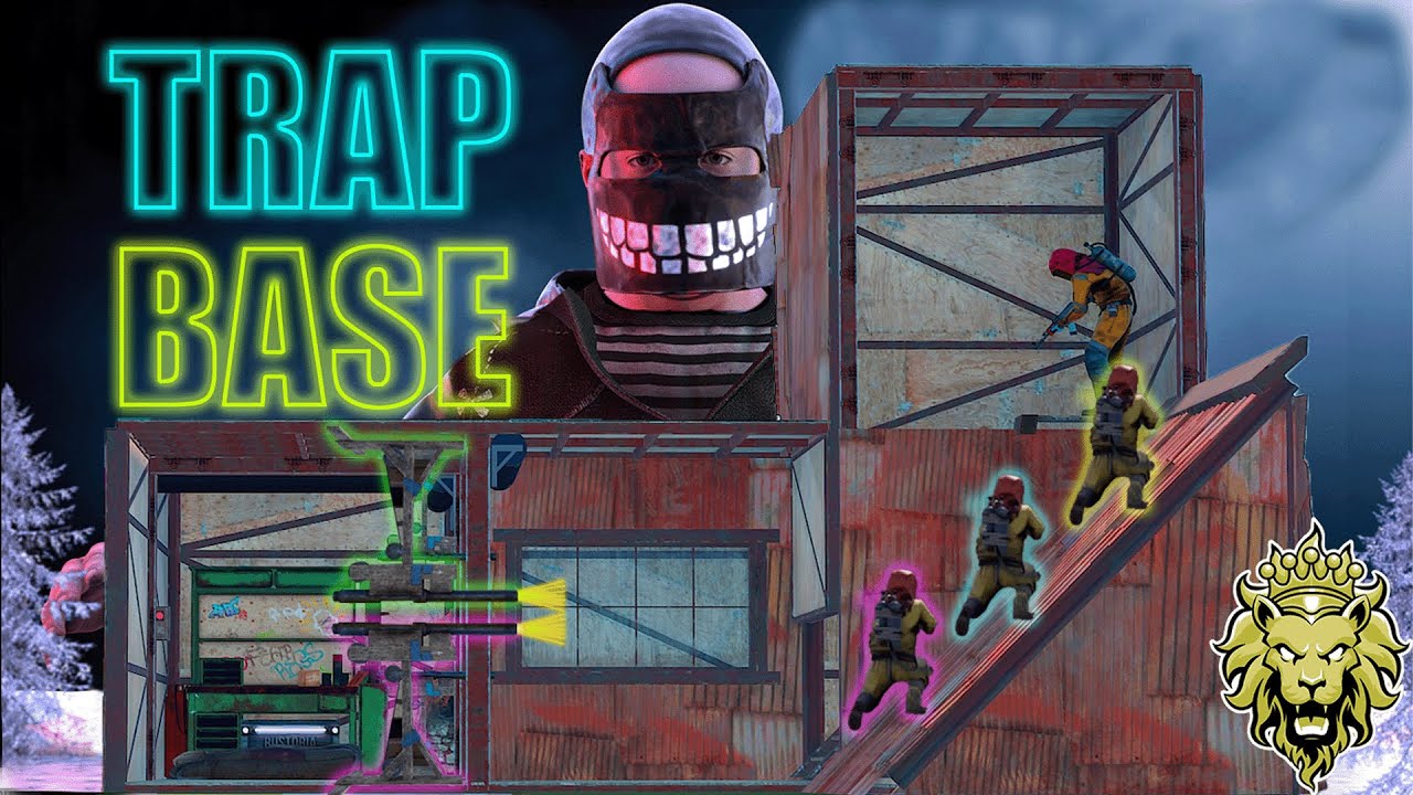 T&Uuml;RK SUNUCUSUNDA İNSANLARI EVİME HAPSETTİM ! (SOLO RUST - TRAP BASE)