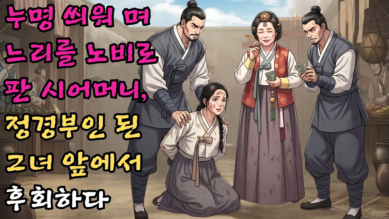누명을 씌워 며느리를 노비로 판 시어머니, 정경부인이 된 그녀 앞에서 땅을 치며 후회한 통쾌한 결말#야담 #민담 #전설 #설화