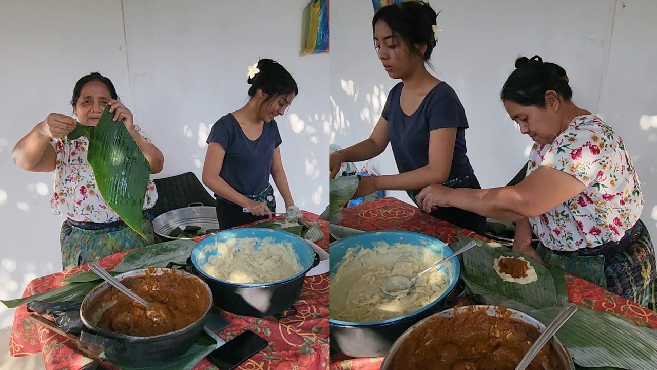 Mi esposa Asi Prepara  Los Tamales Para El Dia de candelaria 😍 vendran todos a Comer 😱🤩🫔😋