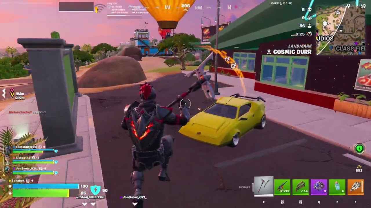 Fortnite Bonabok C7S1, Squad with Pro Couple and Kite, ROYAL RUMBLE! Enemies are everywhere! FTW?!