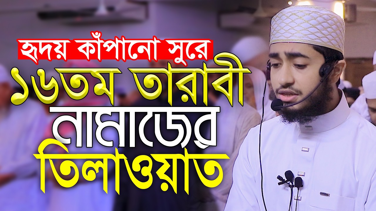 হৃদয় শীতল করা সুরে ১৬তম তারাবিহ নামাজের তিলাওয়াত ক্বারী আবু রায়হান Qari Abu Rayhan 16th Tarabi Namaz