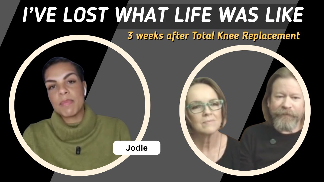 3 Weeks After Total Knee Replacement Surgery - Jodie's Real Recovery Progress