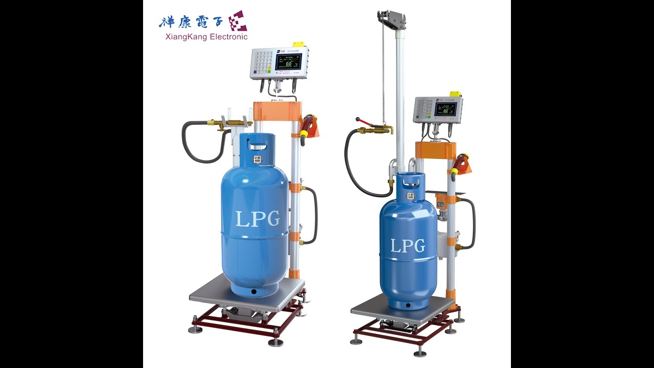 Professional instruction for LPG Semi-Automatic electronic gas filling scale