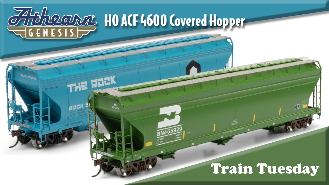 Train Tuesday 03/24/26: Athearn Genesis HO ACF 4600 Covered Hopper
