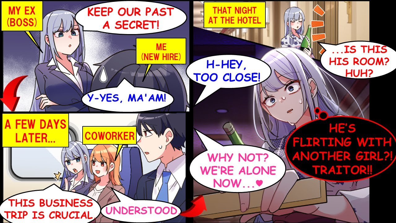 [Manga Dub] A Coworker Flirted with Me, and My Boss (Ex-GF) Lost Her Mind[RomCom]
