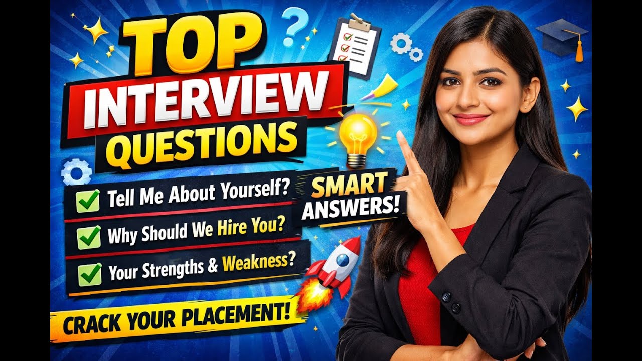 💥 “Interview Me Ye Questions Pakka Aate Hain 😱 | Best Answers for Freshers”