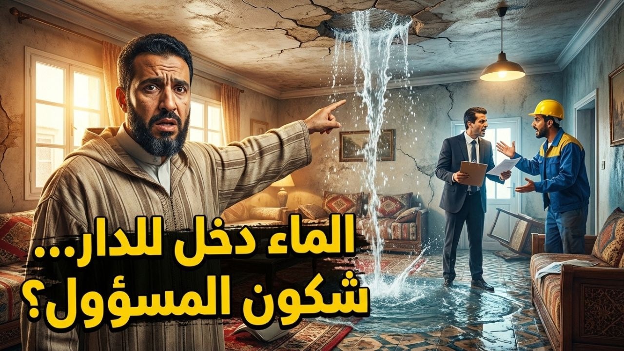 الماء دخل لدارك من السطح؟ القانون المغربي كيكشف شكون يخلص!