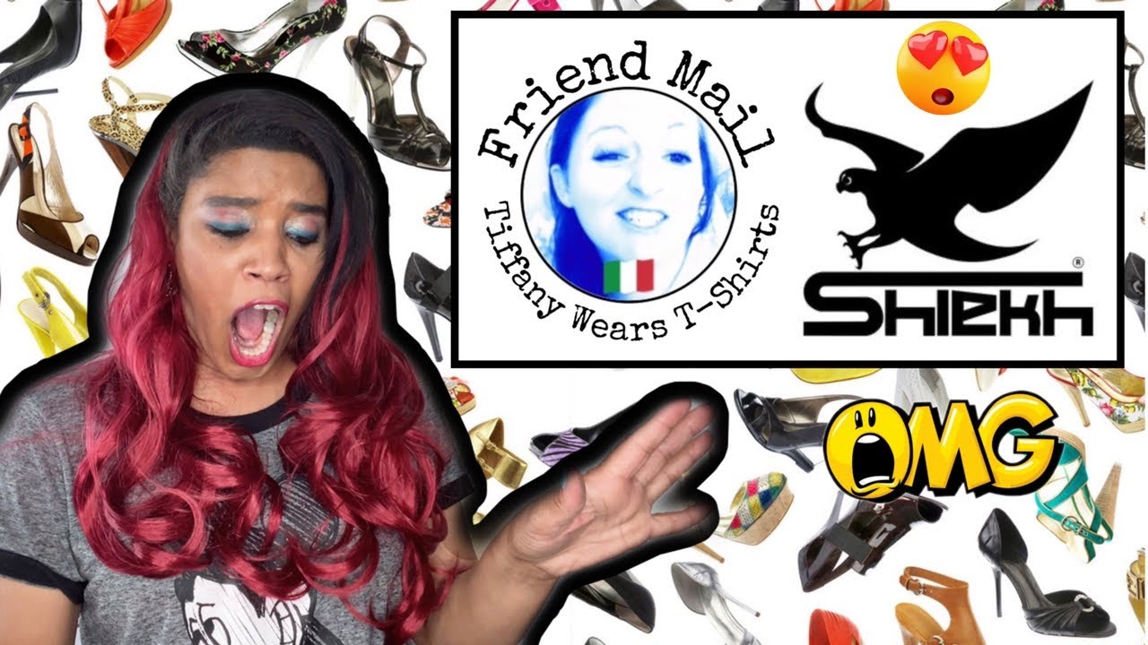 AMAZING Friend Mail Unboxing from Tiffany! 9 Pairs of Shiekh Shoes OMG