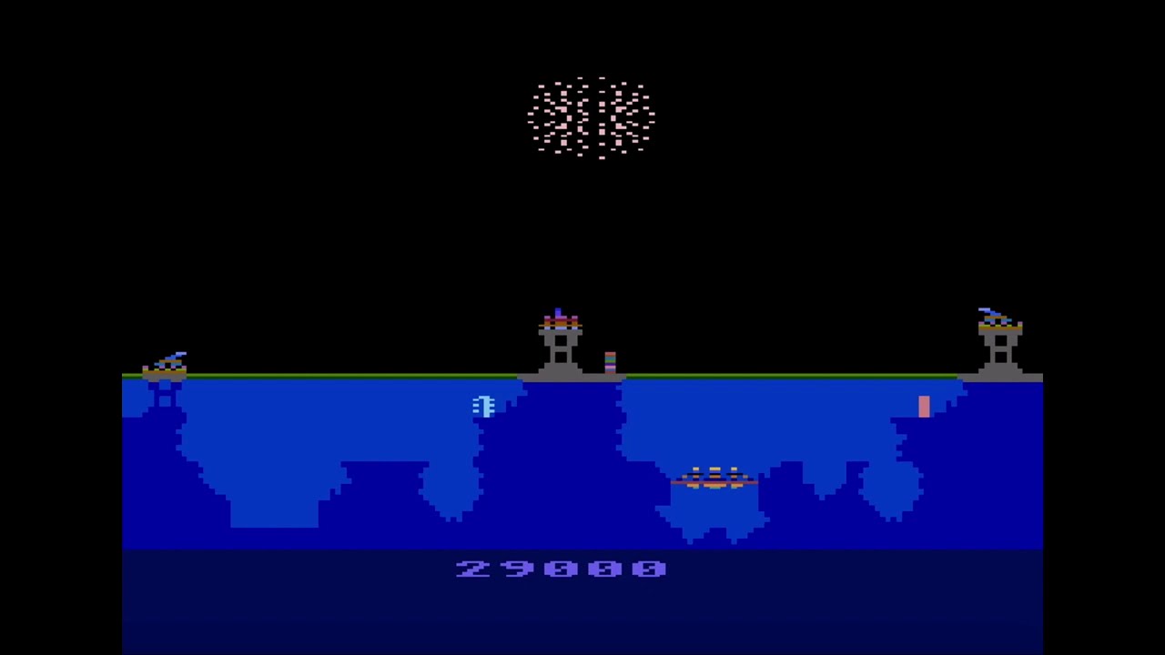 Atari 8-bit:- Atlantis