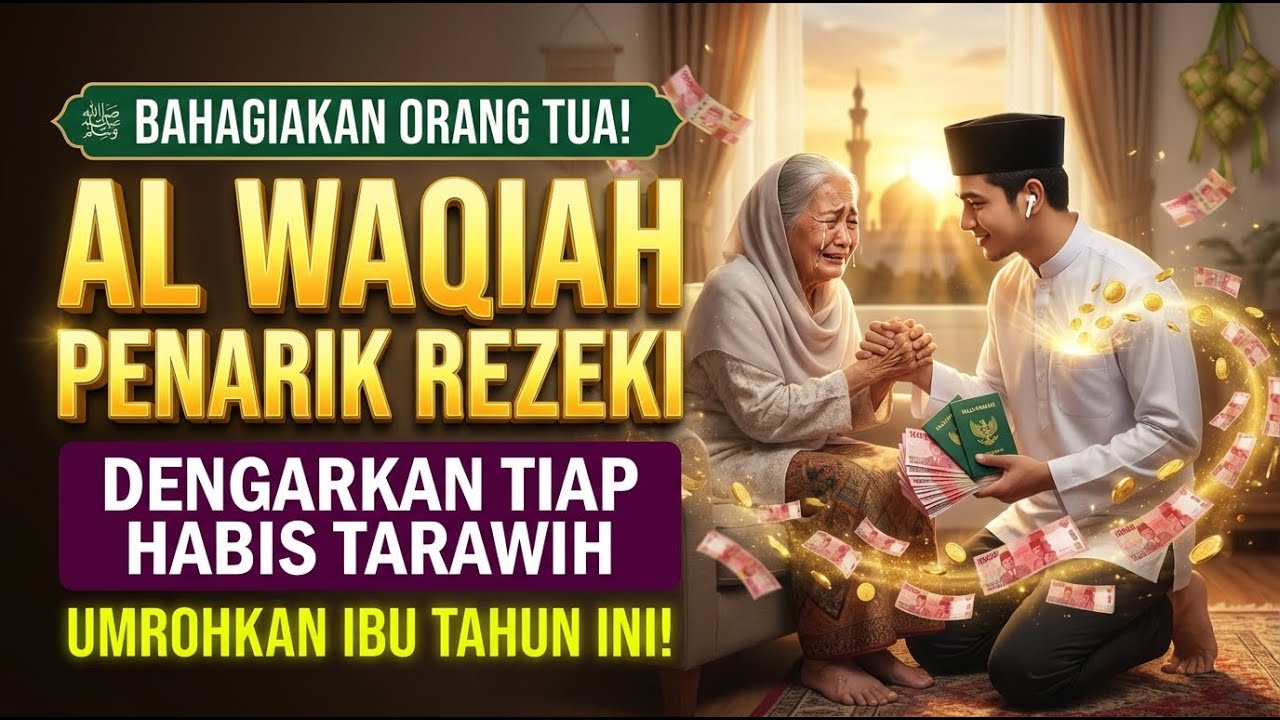 PENGANTAR BERBUKA! Al Waqiah Merdu Pembuka Pintu Rezeki Ramadhan