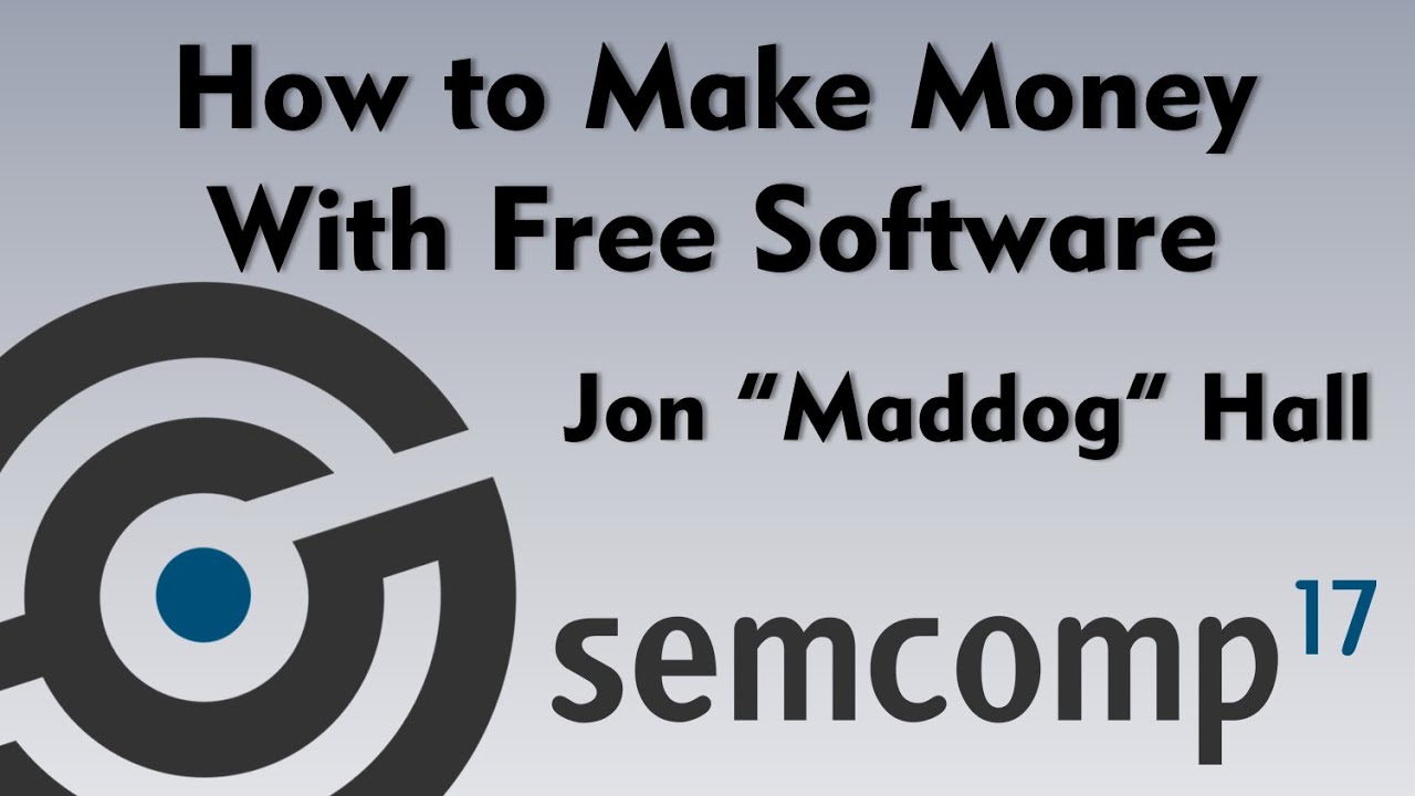 How to make Money with Free Software