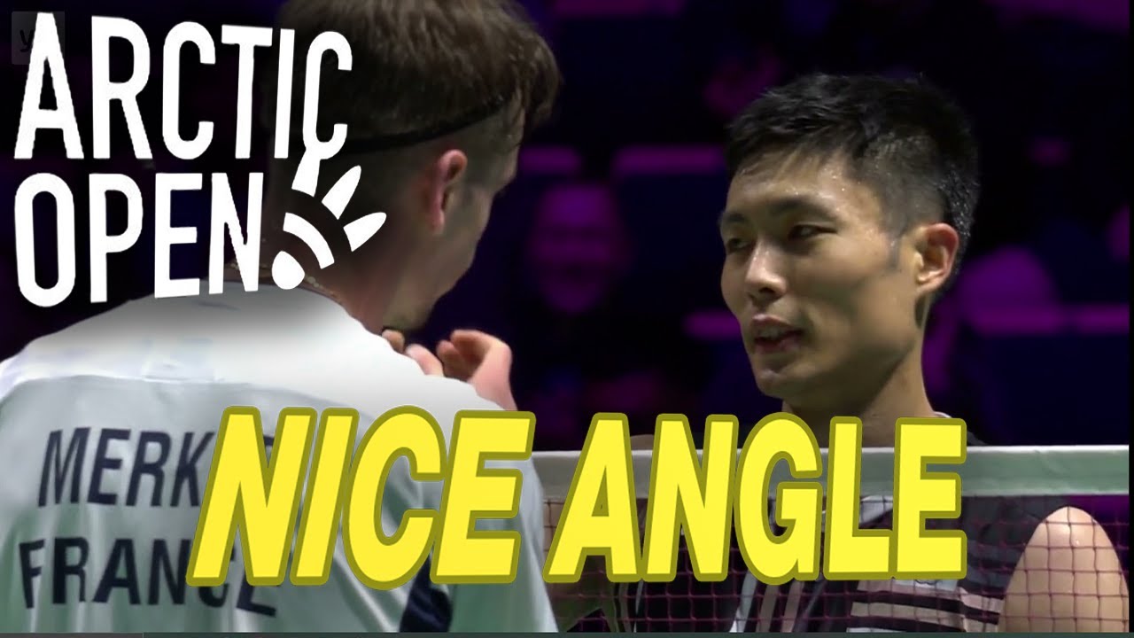 【Nice Angle】Chou Tien Chen (TPE) vs. Arnaud MERKLE (FRA) Arctic Open 2025 Badminton #arcticopen