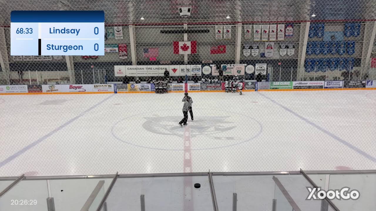 U11 - Sturgeon Lake vs Lindsay Muskies - Game 31 - Scoreboard not working in video