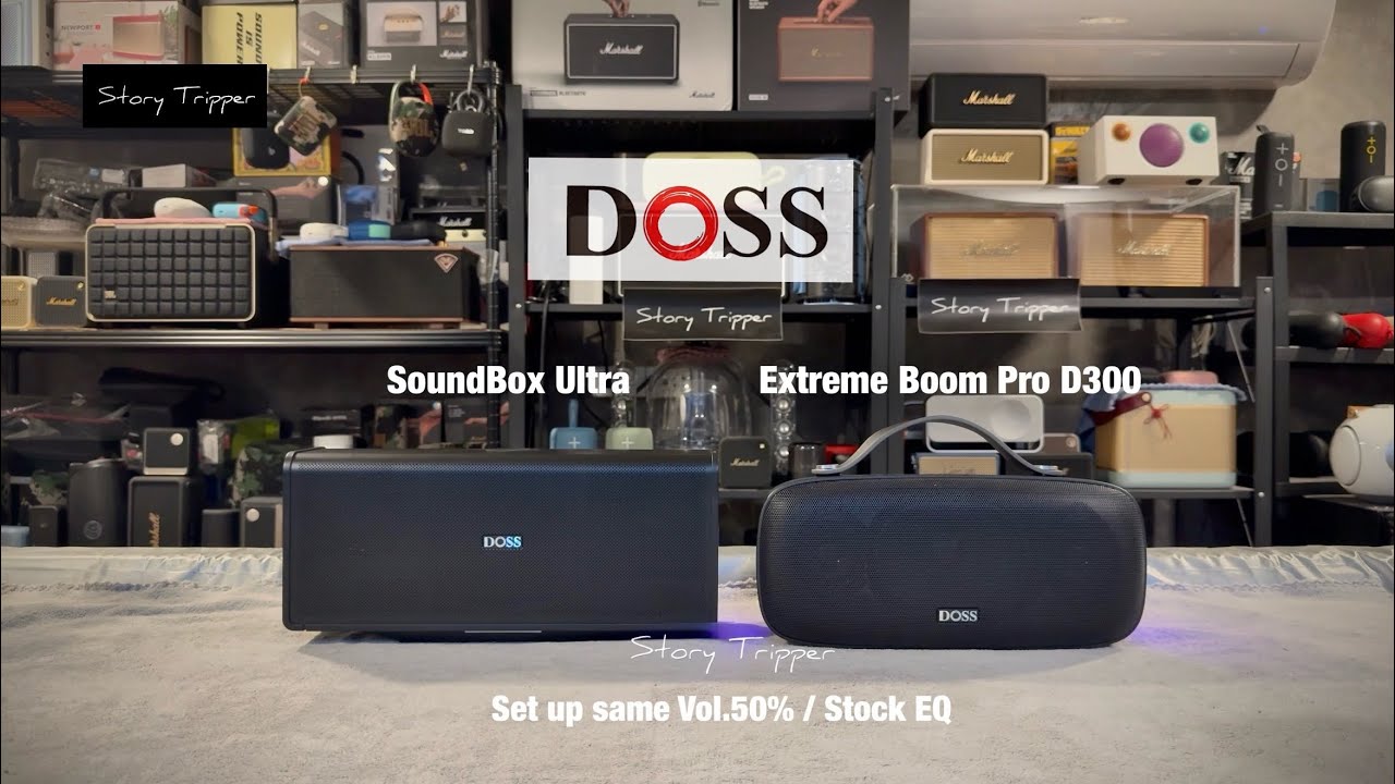 DOSS SoundBox Ultra против DOSS Extreme Boom Pro D300