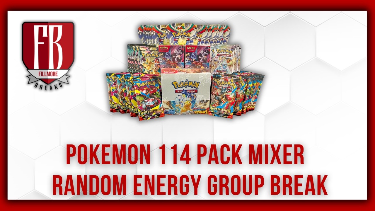 Pokemon 114 Pack Mixer | Random Energy Group Break #3