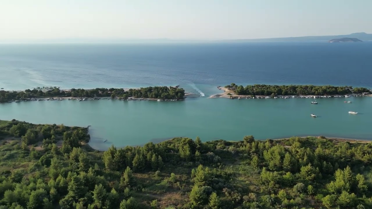 Chalkidiki, Pefkochori, Grecja; Florian Różański; dron DJI Mini 3 pro