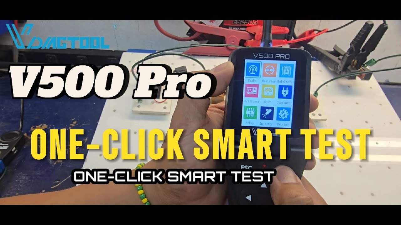 Vdiagtool V500 PRO Smart Circuit Tester – Quick Test for Voltage & Components | Automotive Tool
