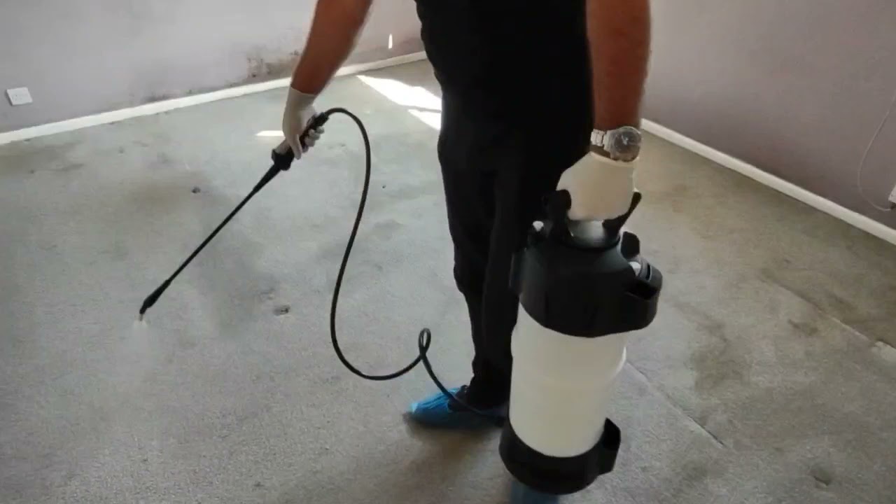 Carpet deep cleaning with Rotowash