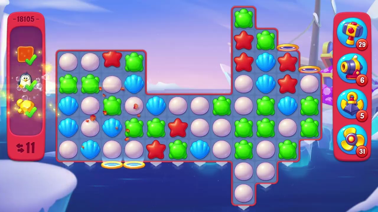 Fishdom Level 18101 - 18120 Fishdom Part 439 ( New Game Design and Booster !!!!! )