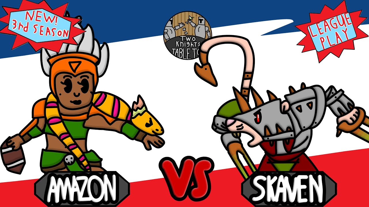 Are Amazons Still Crushing It? (Amazon VS Skaven) blood bowl season 3 gameplay