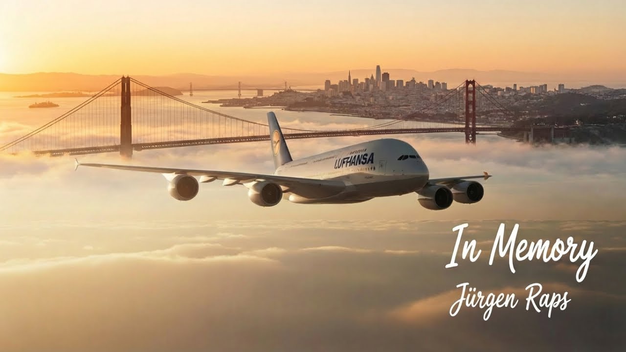 In Gedenken an Jürgen Raps | Ein letztes Mal im A380 nach San Francisco | MSFS |