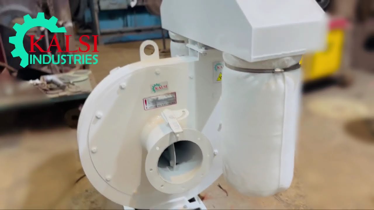 5Hp Industrial Blower with Dust Collector Kalsi Industries #centrifugalfan #cnc  #india #blowerfan