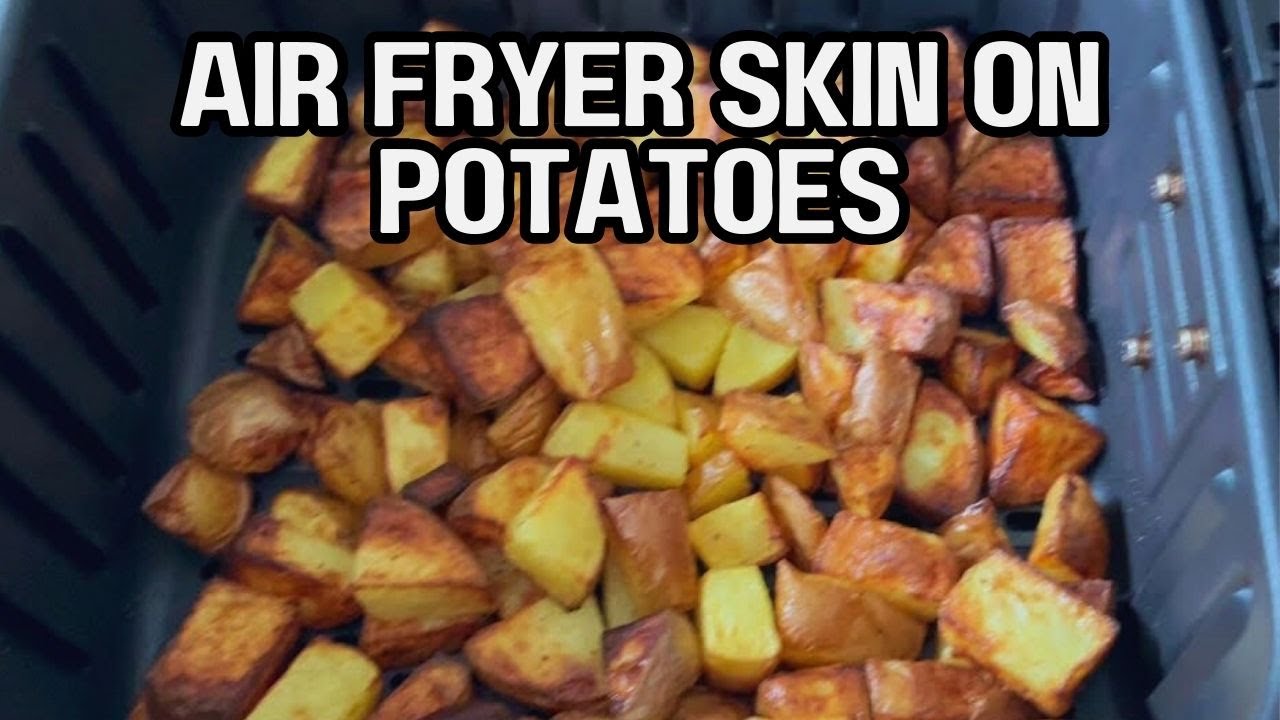 Air Fryer Skin On Potatoes: CRISPY Restaurant-Quality Results! Easy Side Dish 🥔