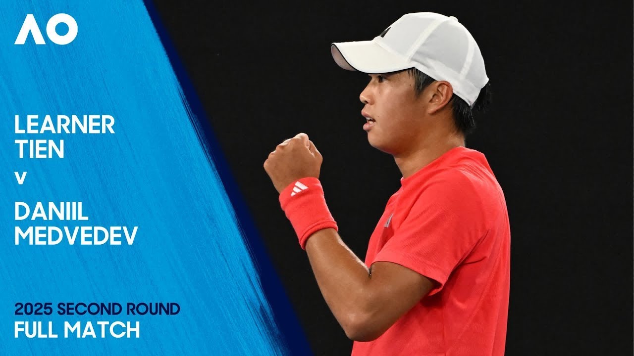 Learner Tien v Daniil Medvedev Full Match | Australian Open 2025 Second Round