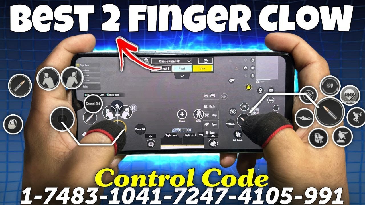 JONATHAN GAMING Inspired 2 Finger CLAW CONTROL CODE | BGMI & PUBG MOBILE Best Settings 2025
