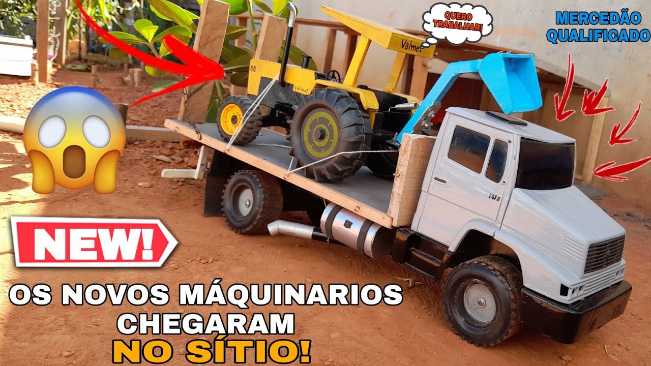 OS MÁQUINARIOS CHEGARAM!!!