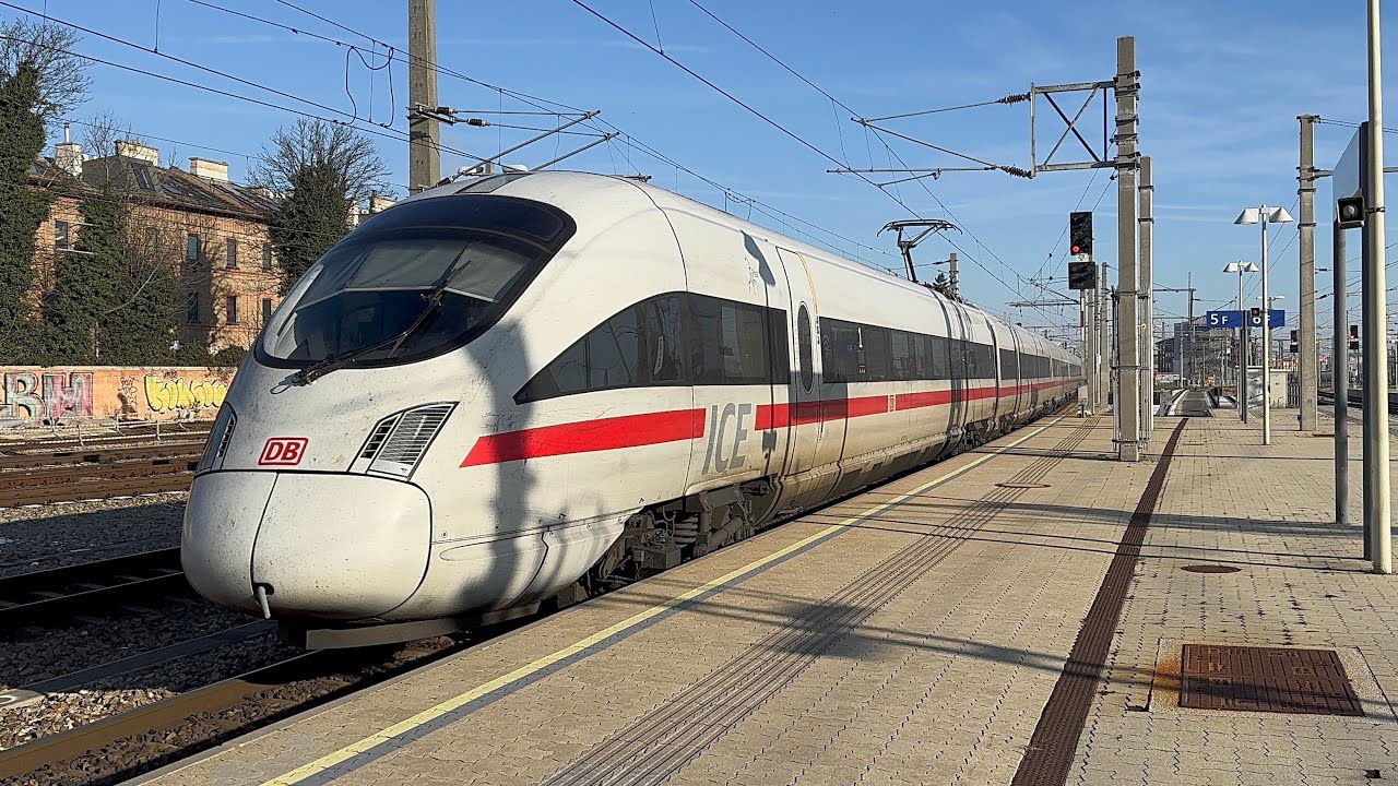 Einfahrt DB ICE 90 “Berolina” Wien Hbf - Berlin Gesundbrunnen in Wien Meidling (26.12.2025, 4K HDR)