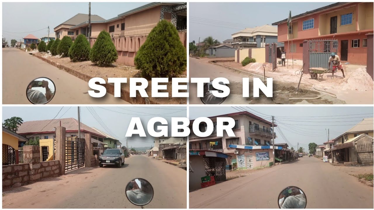 POPULAR STREETS IN AGBOR | AGBOR STREET TOUR