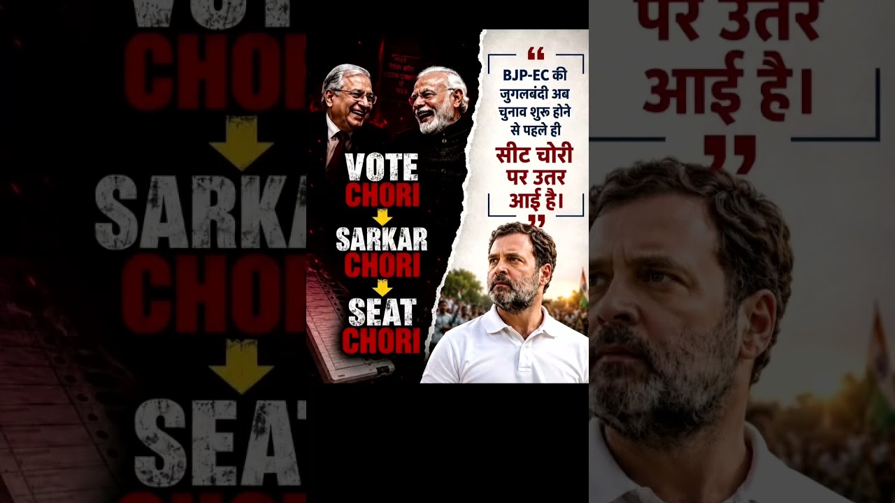 Rahul Gandhi on Modi and Election Commission 🔥🔥😲 #politics #news #modi #rahulgandhi #ytshorts