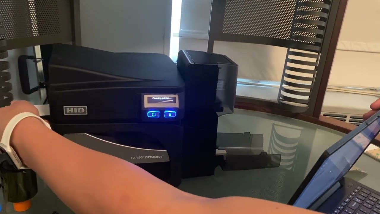 How To Clean Inside Of Fargo 4500e Printer