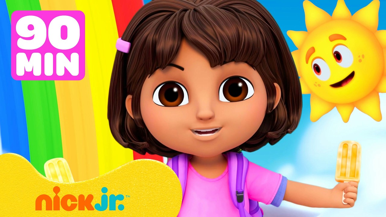 Dora | ¡Dora se divierte bajo el sol por 90 minutos! ☀️ | Nick Jr. en Español