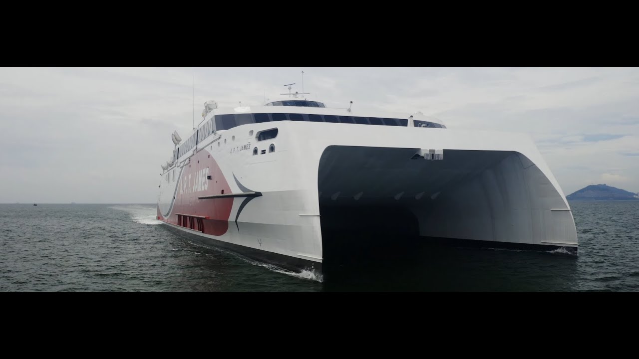 Austal Hull 397 - 'A.P.T. James' - Showcase Video including seatrials and interior footage