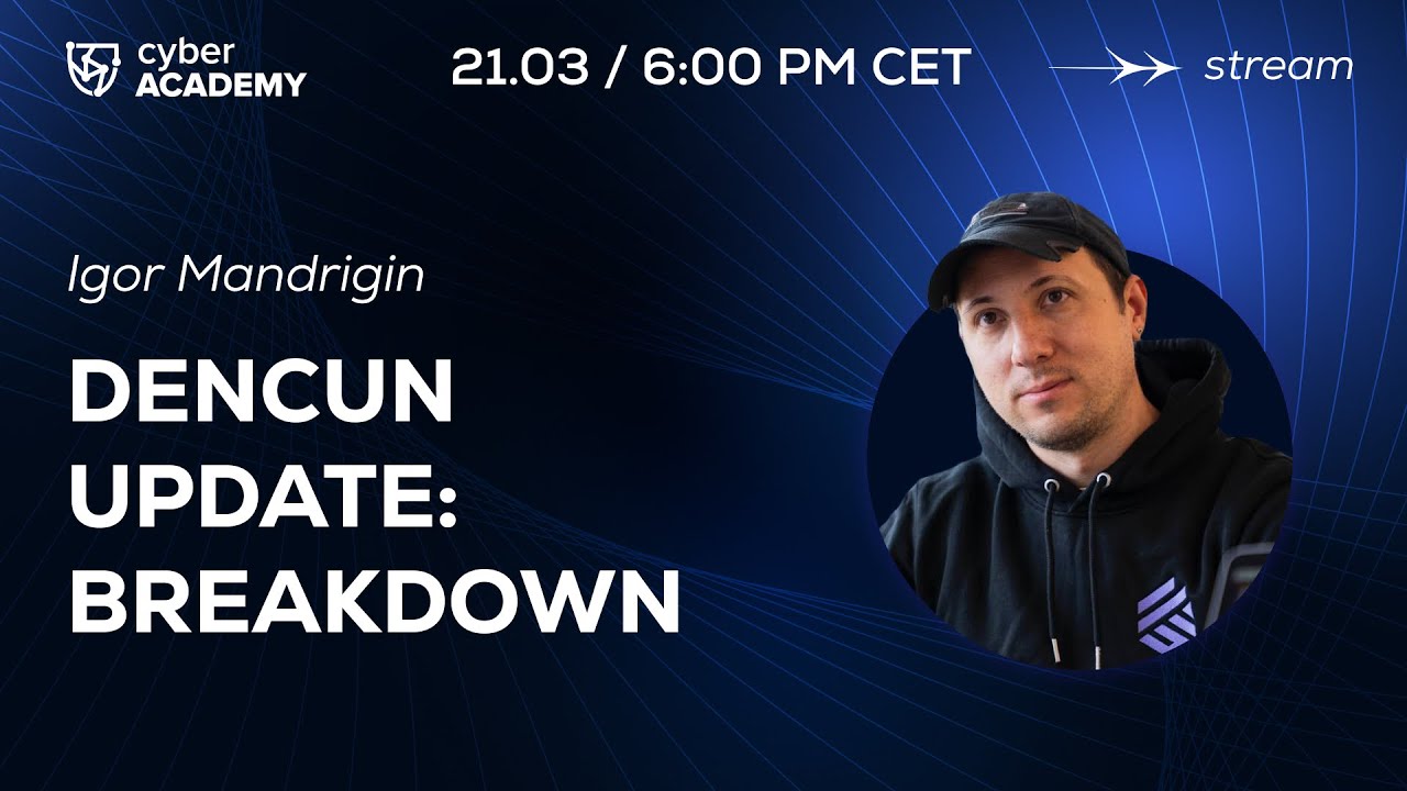Ethereum Dencun Update: разбор 💎 Igor Mandrigin, Gateway.fm