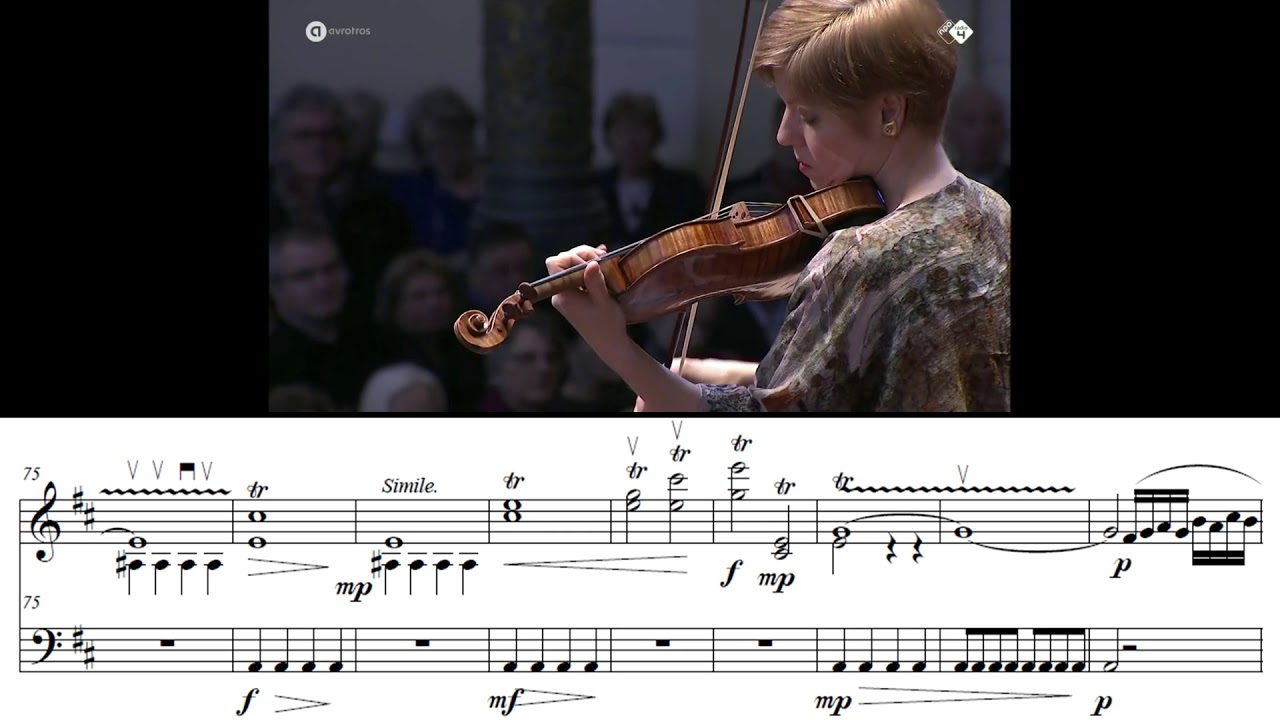 Isabelle Faust Cadenzas - Beethoven Violin Concierto - Transcripcion