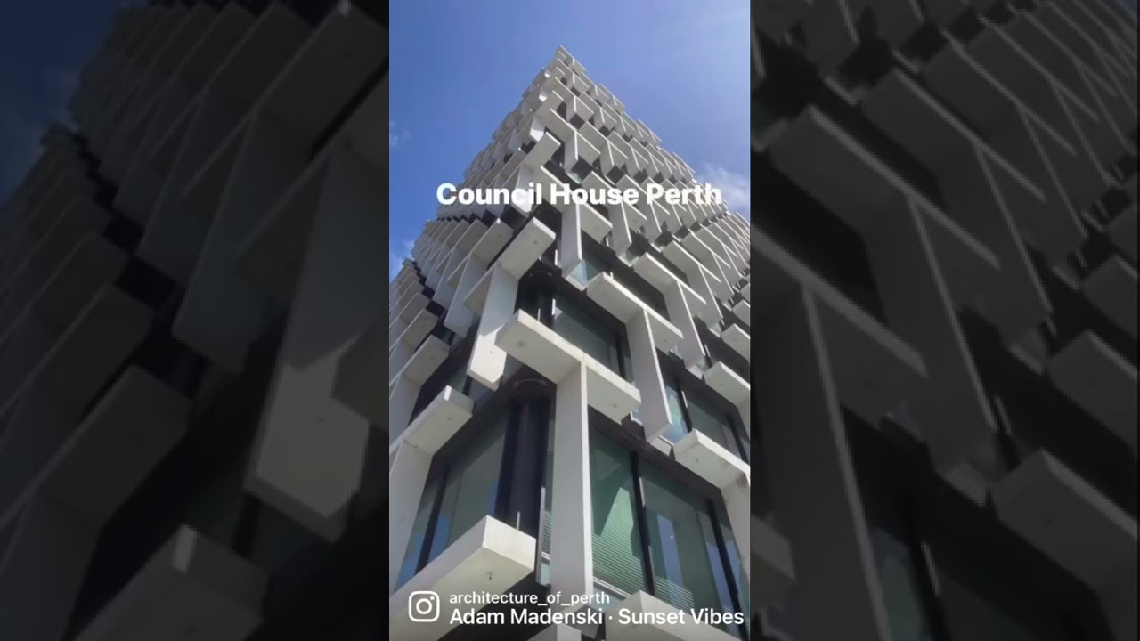 Council house Perth. Classic 60&rsquo;s modern architecture