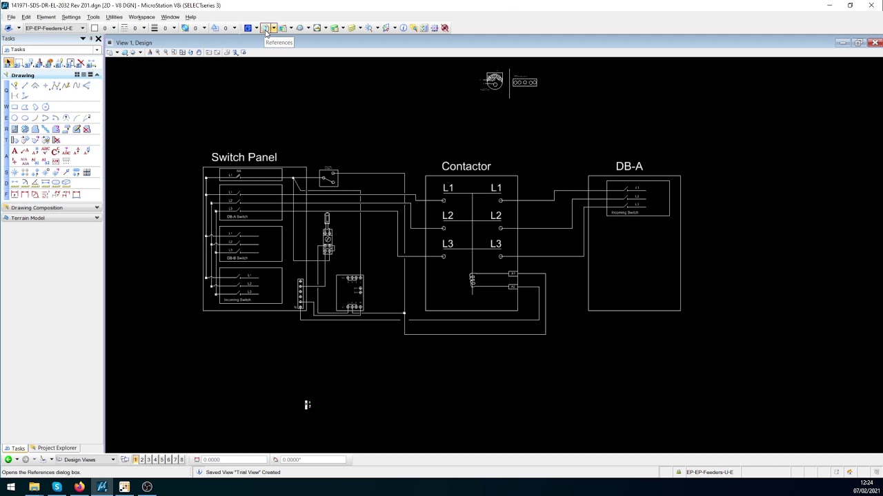 Place a 2D Drawing to a Sheet at Microstation