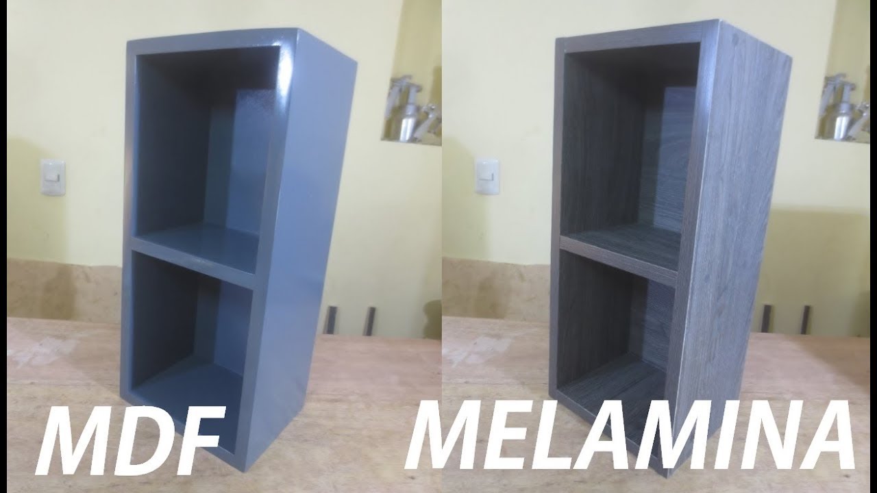 DIFERENCIA ENTRE MDF Y MELAMINA (Con ejemplos) - LUIS LOVON