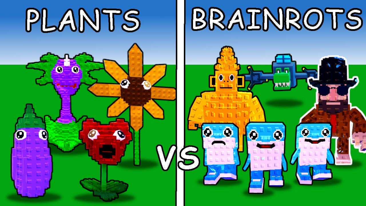 Epic Battle in Roblox PLANTS VS BRAINROTS