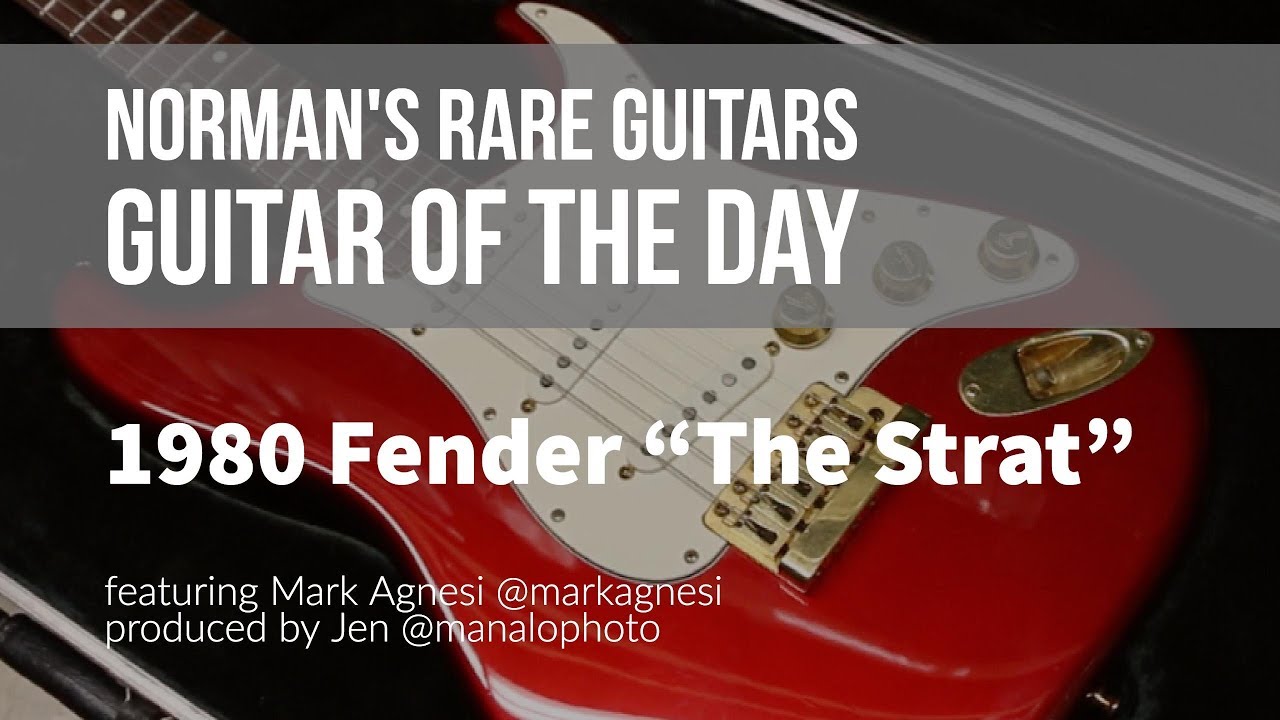 Norman's Rare Guitars - Guitar of the Day: 1980 Fender 