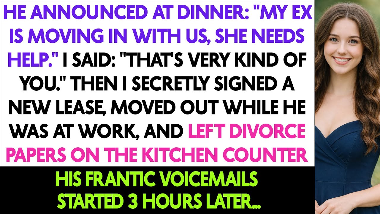 He Announced At Dinner: 