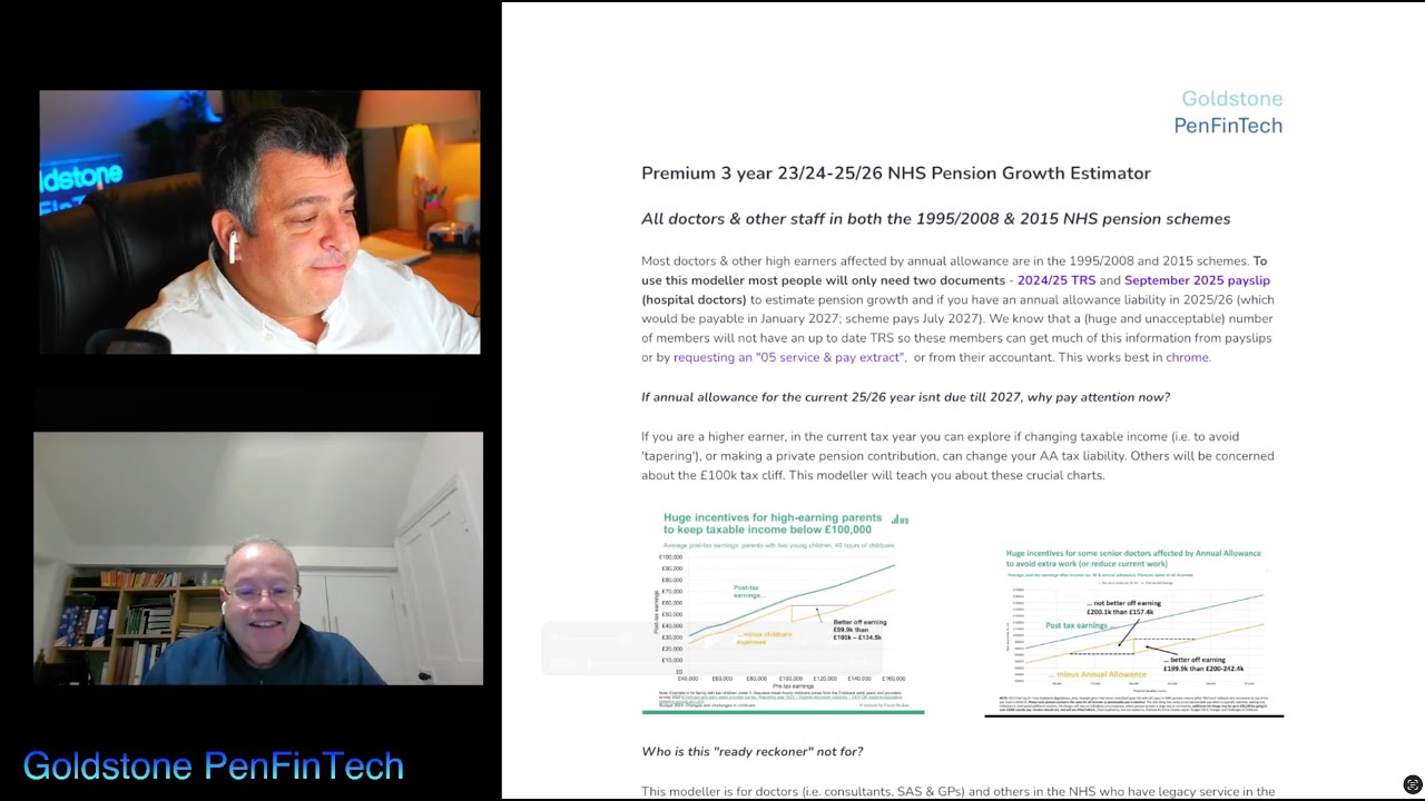 Goldstone PenFinTech modeller post launch round up!