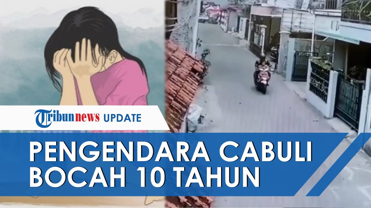 Terekam CCTV Bocah 10 Tahun Dibawa Pria Bermotor, Ditarik Naik ke Motor dan Dicabuli Pelaku