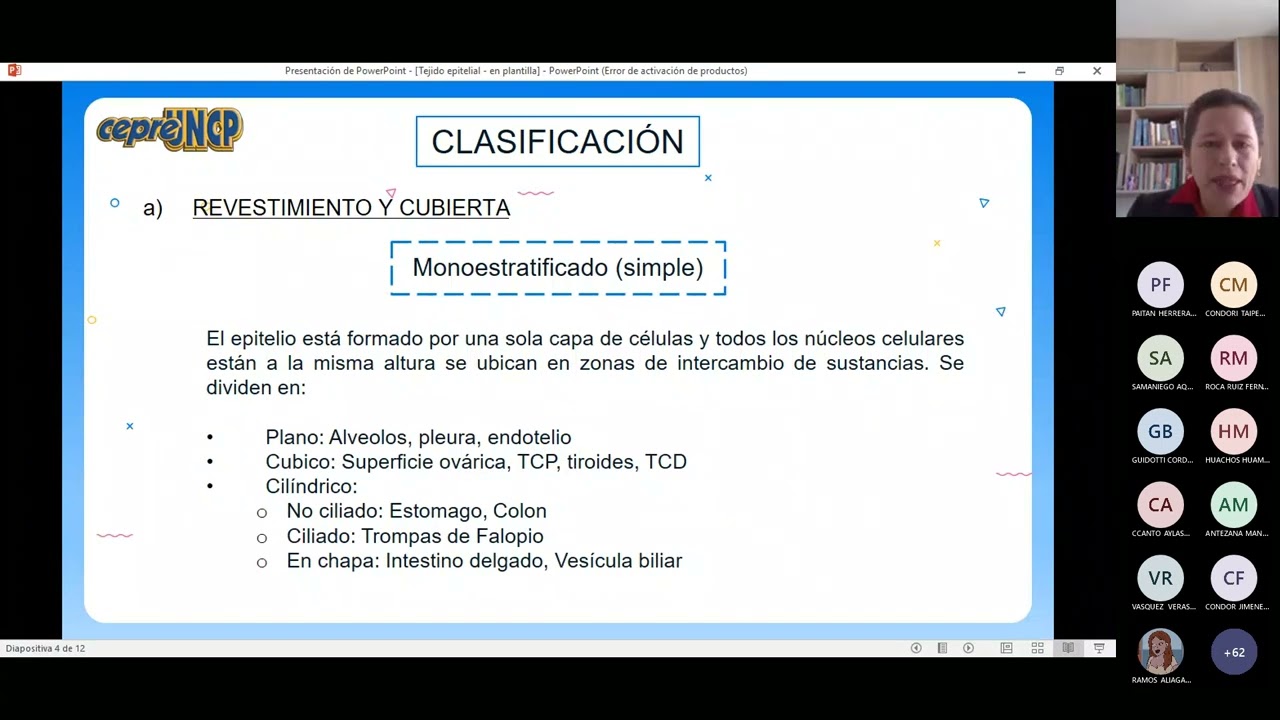 HISTOLOGÍA ANIMAL Y VEGETAL (PARTE I)