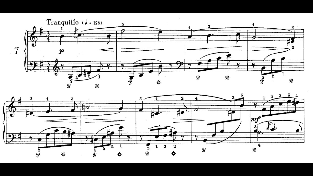 Reinhold Gli&egrave;re - 12 Pi&egrave;ces Enfantines, Op​​​​​​​.​​​​​​​31​​​​​​​/​​​​​​​7: Romance