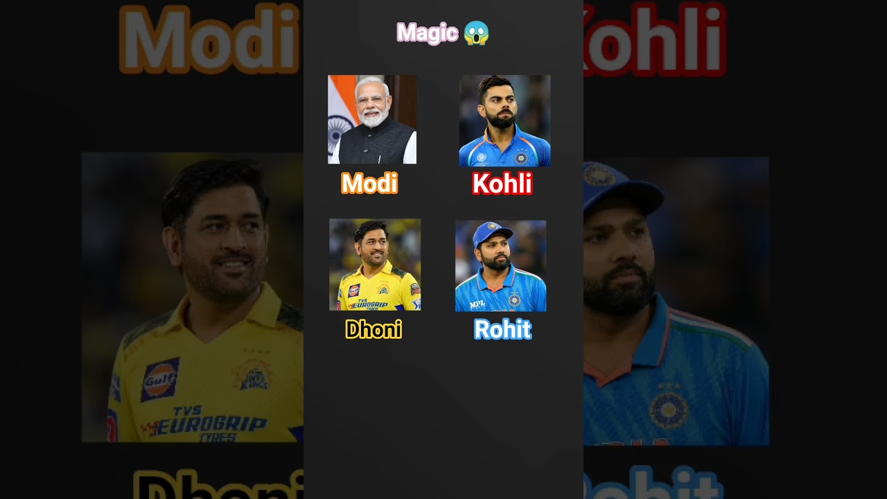 #new magic 😱 #virat Kohli #rohit sharma #dhoni #modi