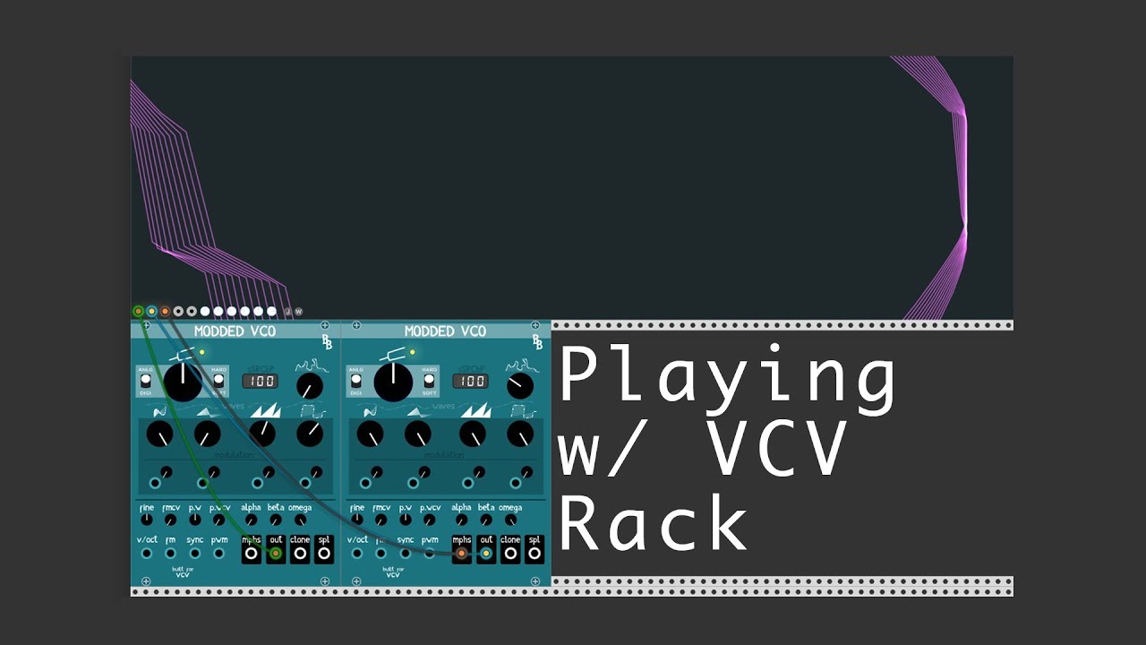 Playing w/ VCV Rack & JW's Full Scope